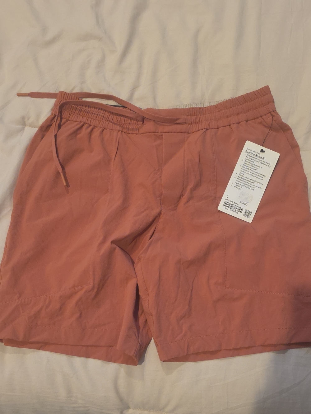 lululemon Men's Bowline 8" Shorts in Dusty Rose